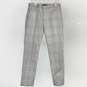 Banana‎ Republic Sloan Plaid Ankle Pants – Size 6, Black & White Check
